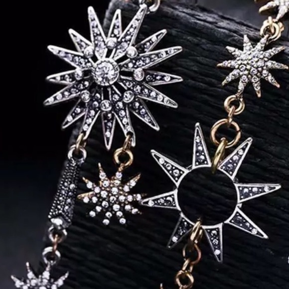 Bella Novella Jewelry Starry Night Pave Crystal Art Deco Star